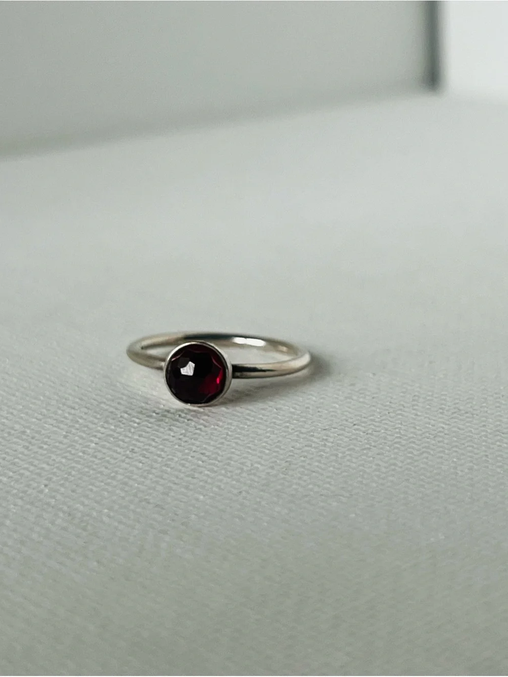 Pandora Sterling Silver (925) Solitaire Birthstone Ring -  Approximately Size 6